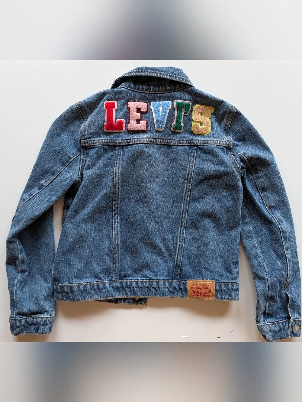 Levi's Girls Patchwork Denim Trucker Jacket 💘 🌼
